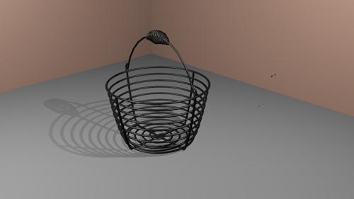 Metal basket - round preview image